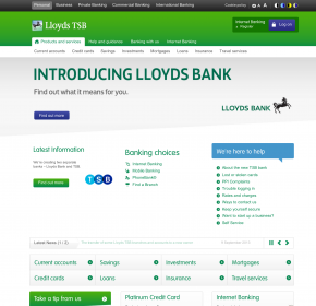 Lloyds internet banking