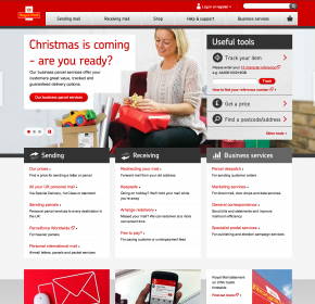 Royal Mail website